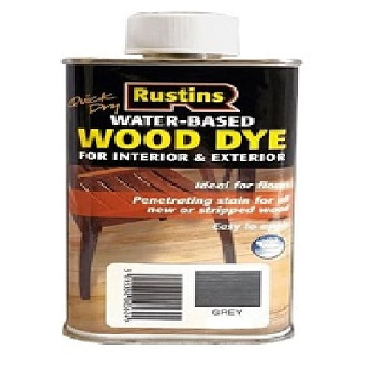 Rustins Quick Dry Wood Dye Grey 2.5ltr