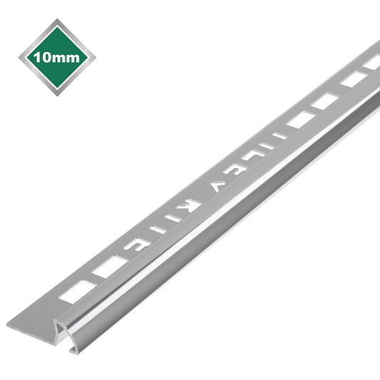 ECONOMY SILVER TRIM 10mm (fits 8mm tile)