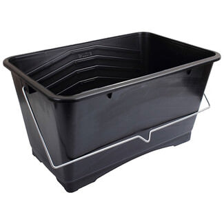 5 LITRE BLACK PLASTIC SCUTTLE