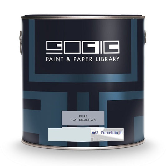 Paint & Paper Library Pure Flat Emulsion,125 ml. Sample Porcelain III, H 66