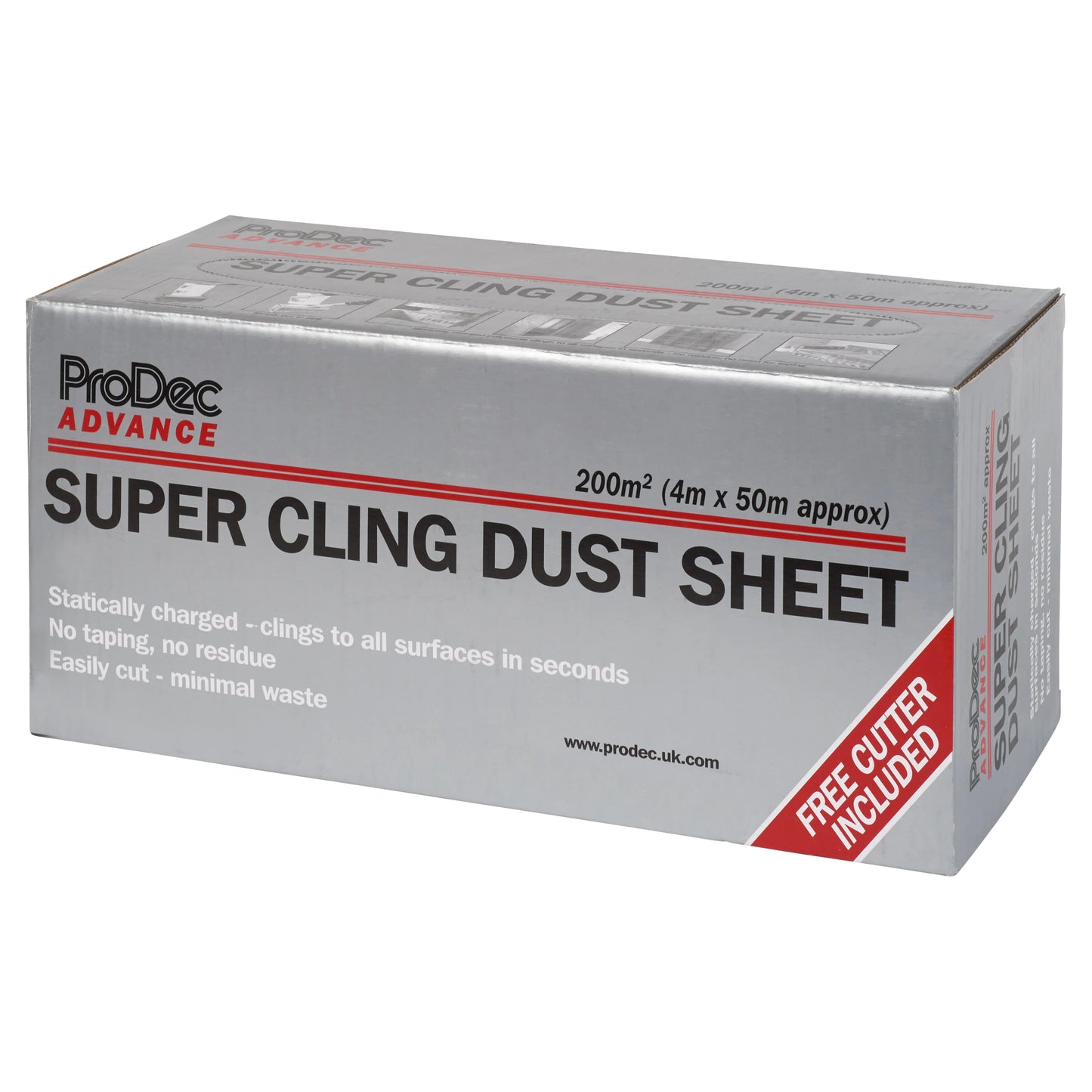 Super Cling Dust Sheet 200 Sq. M