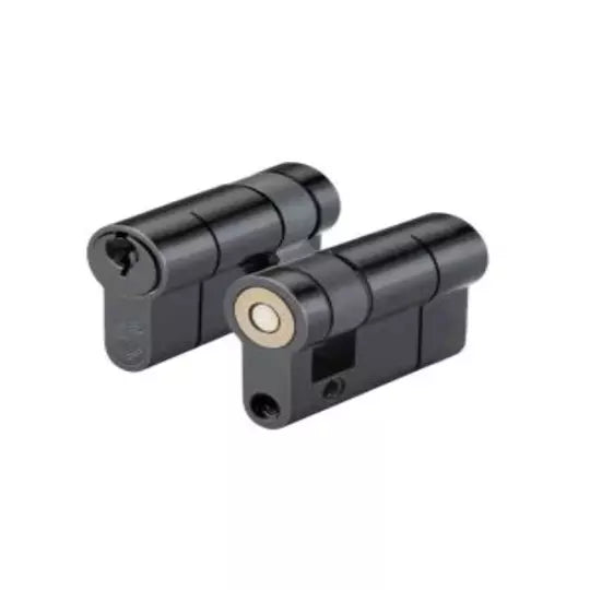 Single euro cylinder 45mm BLK