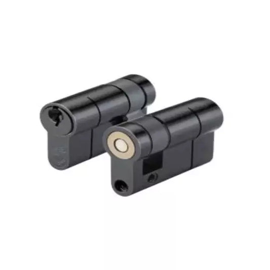 Single euro cylinder 45mm BLK