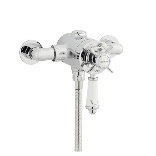 Klassique, exposed thermostatic shower valve