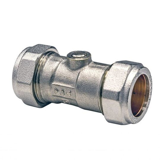 Isolation Valve 22mm Chrome