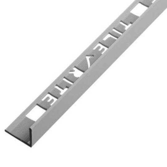 10mm Grey L Shaped PVC Tile Trim