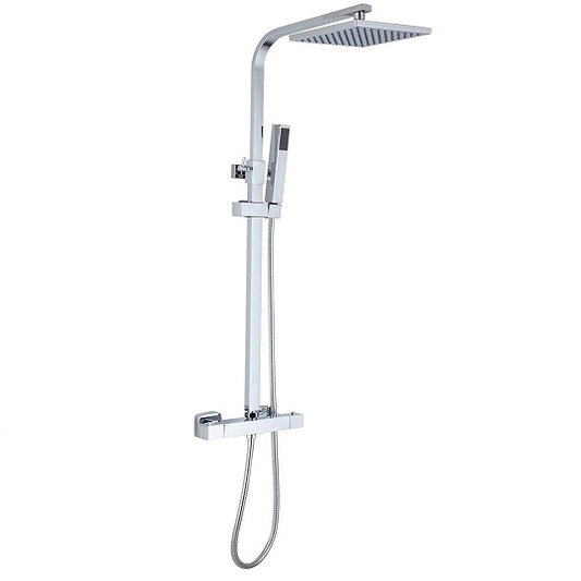 Rieta Square Bar Shower Valve Chrome