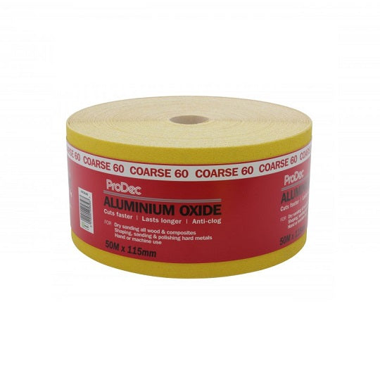 Prodec Yellow Ali-Oxide - 60 Grit (50m)