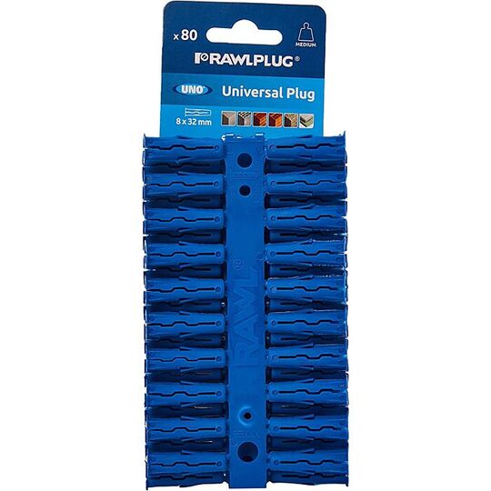 Blue Rawlplugs 8 x 32mm