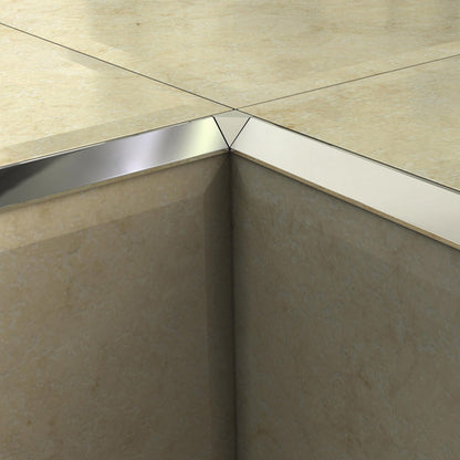 10mm Triangular Silver Trim