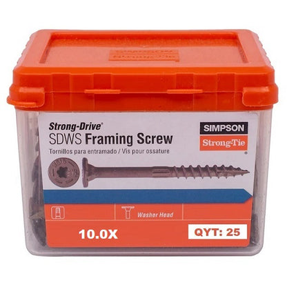 SCREW WASHERHEAD  10.0X120 25/BOX