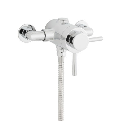 Plan, exposed thermostatic shower valve