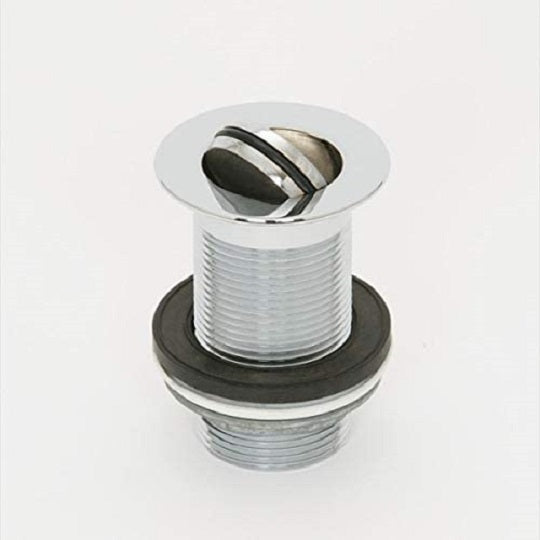 Swivel Plug Unslotted Basin Waste Chrome