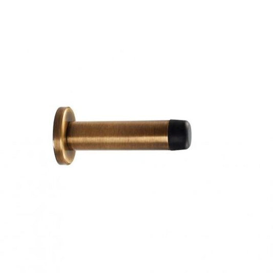 Cylinder Pattern Door Stop Antique Brass
