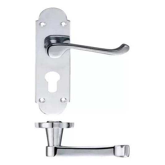Oxford Lever on Euro Plate SCP 170 x 42mm