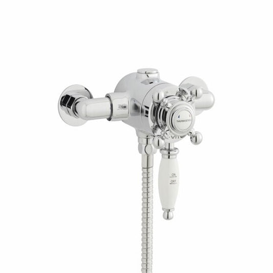 Viktory, exposed thermostatic shower valve