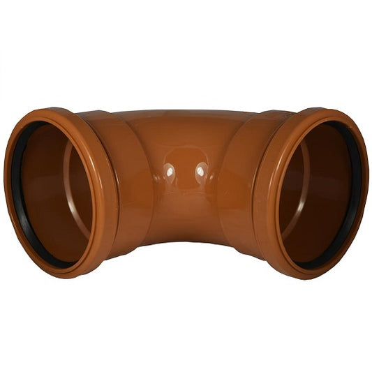 Under UG 110mm 90 Degree Bend Double Socket