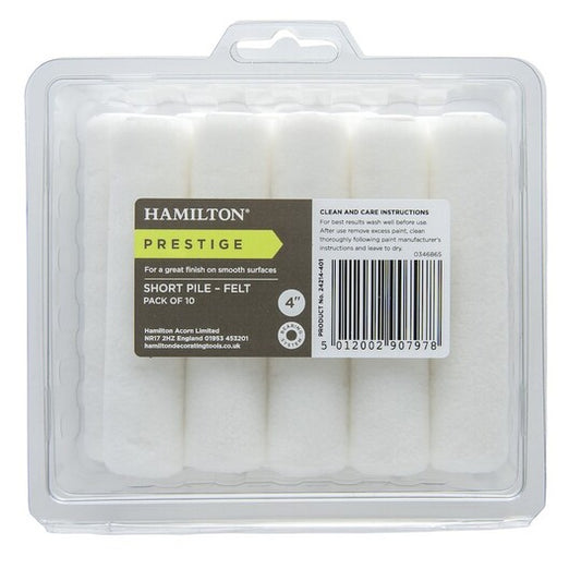 10pk 4" Felt Mini Roller
