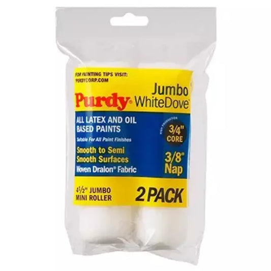 PURDY White Dove 4" x 3/8" Sleeve 2Pk