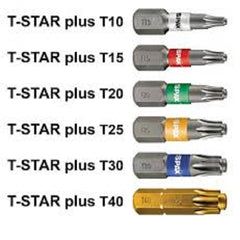 SPAX T-STAR PLUS T30 - LENGTH 25MM  1 BIT