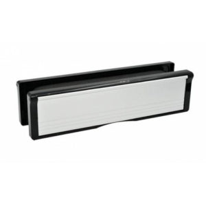 Fire Rated Letterplate for UPVC Door 12" Silver