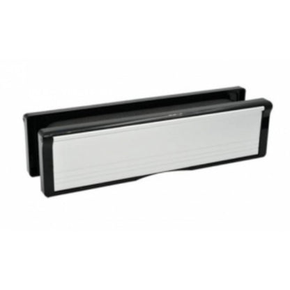 Fire Rated Letterplate for UPVC Door 12" Silver