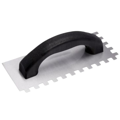 10mm Economy Steel Square Notched Trowel