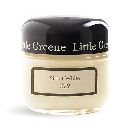 Little Greene Absolute Matt  60ml. Sample Silent White 329