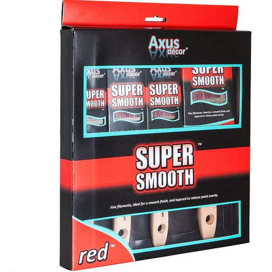 Super Smooth Brush Set Red