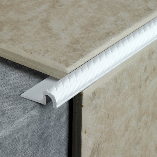 ROPE EFFECT TRIM 7mm WHITE