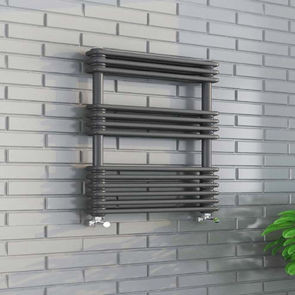 Kolumn Dual Column 832 x 500 Towel Radiator Anthracite