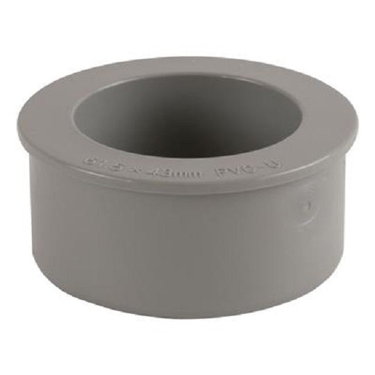 Soil Push Fit 110mm x 63mm x 40mm Reducer Grey