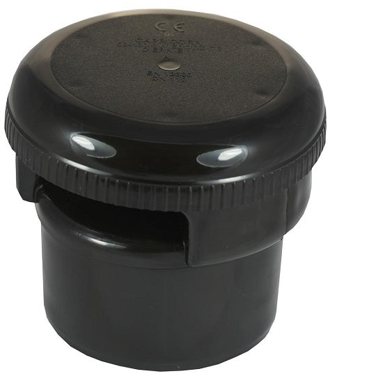 Solvent Weld 110mm Air Admittance Valve Black