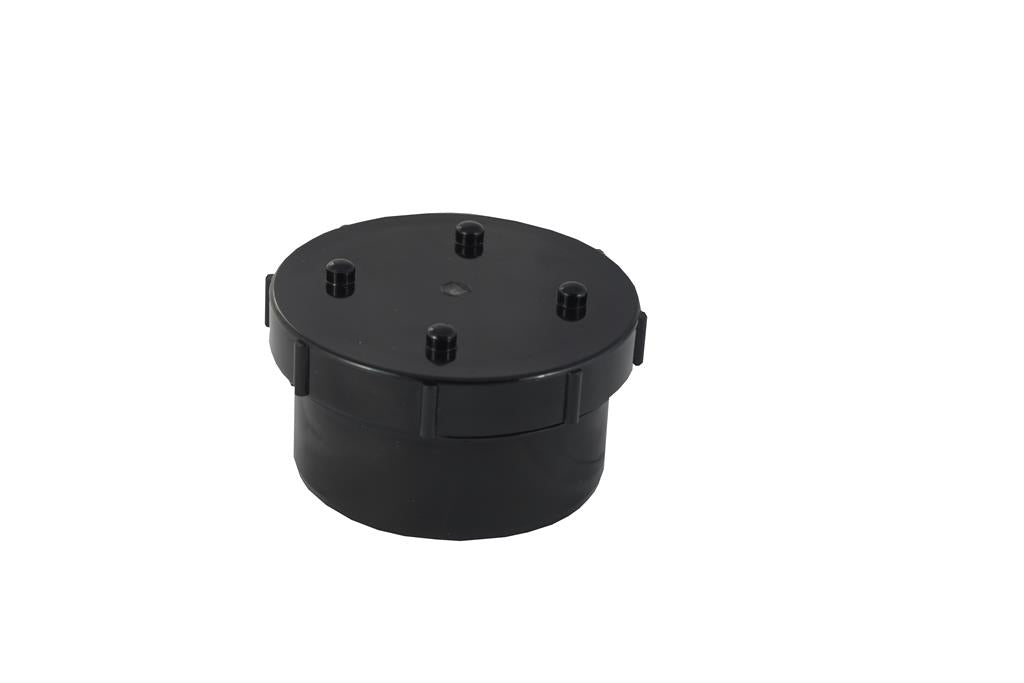 SOIL SOLVENT WELD 110MM ACCESS CAP BLACK