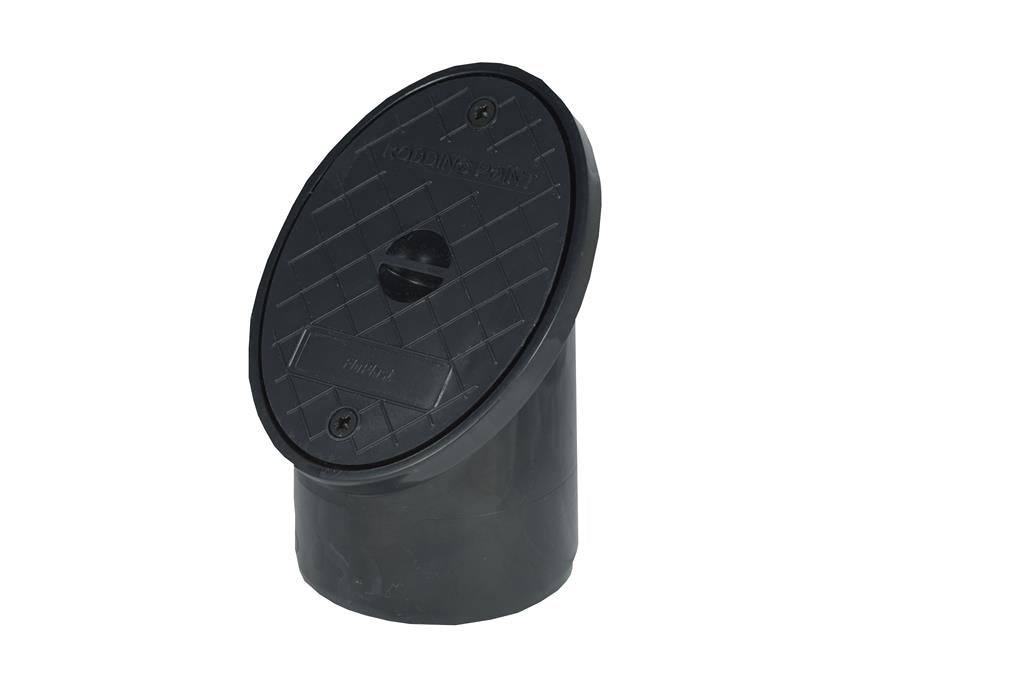 SOIL SOLVENT WELD 110MM OVAL RODDING EYE BLACK