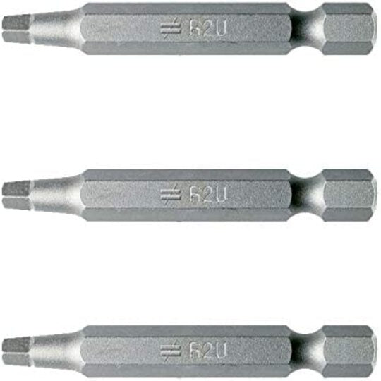 #2U Squared 2 INCH Power Bit (Pack of 3PCS)