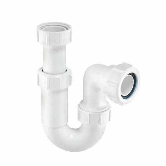 ASA10 Adjustable Inlet Tubular Swivel 'P' Trap 1 1/4" / 32mm