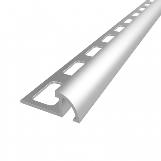 12mm Silver Round Tile Trim