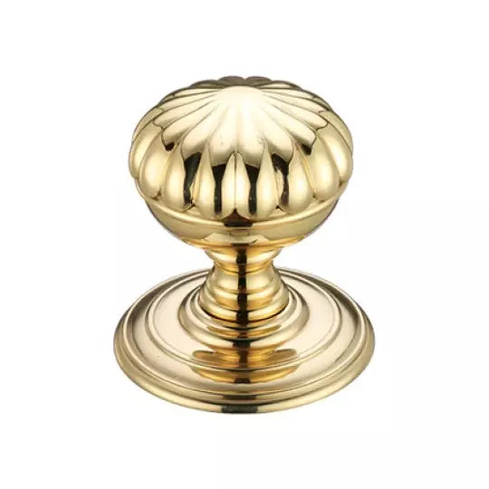 Mortice knob 70mm rose PB