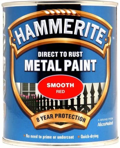 Hammerite Metal Paint Smooth Red 750 ml