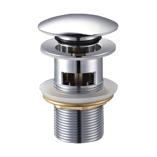 1 1/4" Round Clicker Slotted Waste - Chrome
