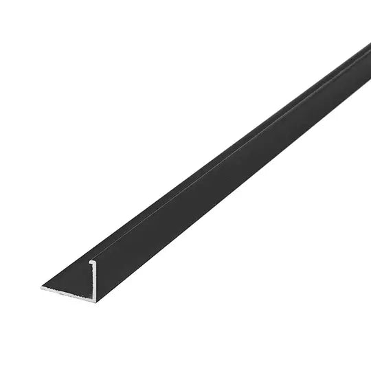 12mm Textured Black L Shape Tile Edge