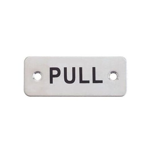 Rectangular (PULL) sign 75x35