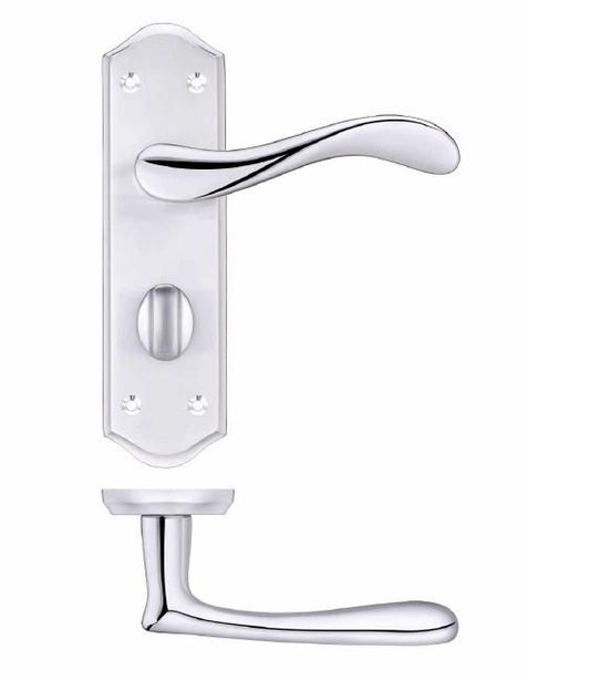 Lever on bathroom backplate SA