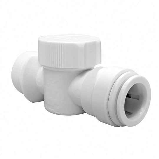 SPEEDFIT 15MM X 3/4" APPLIANCE TAP STRAIGHT WHITE