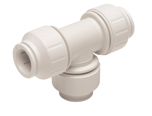 Speedfit 28mm Equal Tee White