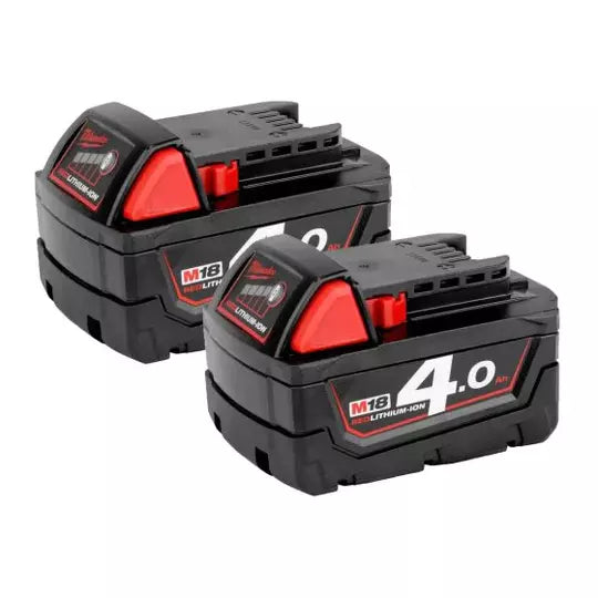 Milwaukee 4.0AH LI-ION  Twin Pack