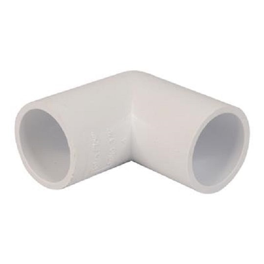 Overflow 90° Bend - White