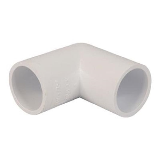 Overflow 90° Bend - White