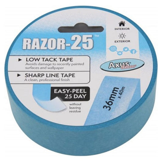 Razor-25 Low Tack Tape 36x40mm